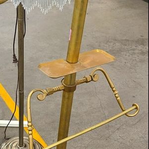 Antique Brass Mid-Century Gentleman's Valet Stand